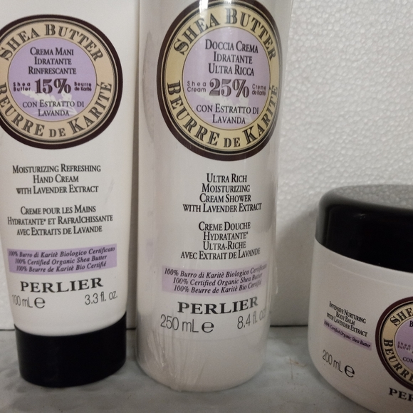 perlier Bath & Body Perlier Lavender Shea Butter 3 Piece Skin Gift